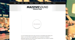 Desktop Screenshot of mazzivesound.ch
